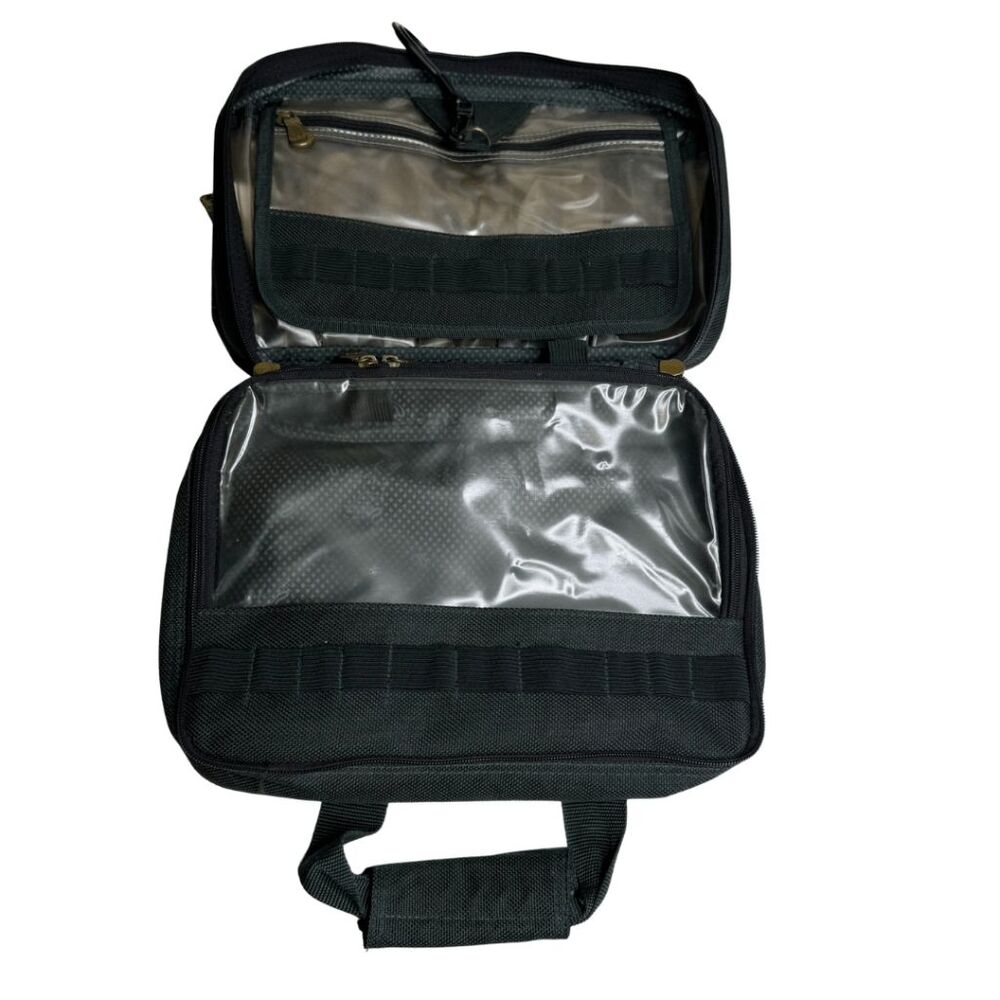 Ricardo Beverly Hills San Marino Men's‎ Toiletry Travel Organizer Bag Black - Picture 6 of 11